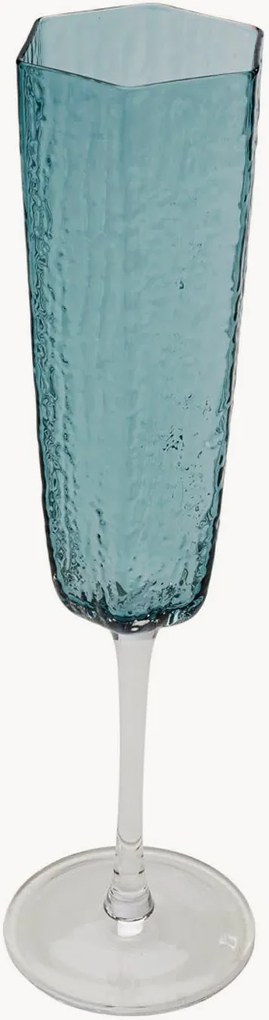 Set di 4 flute da champagne fatti a mano Cascata