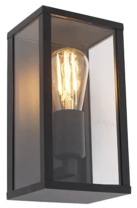 Lampada da parete intelligente nera 26 cm IP44 incl. Wifi ST64 - Charlois