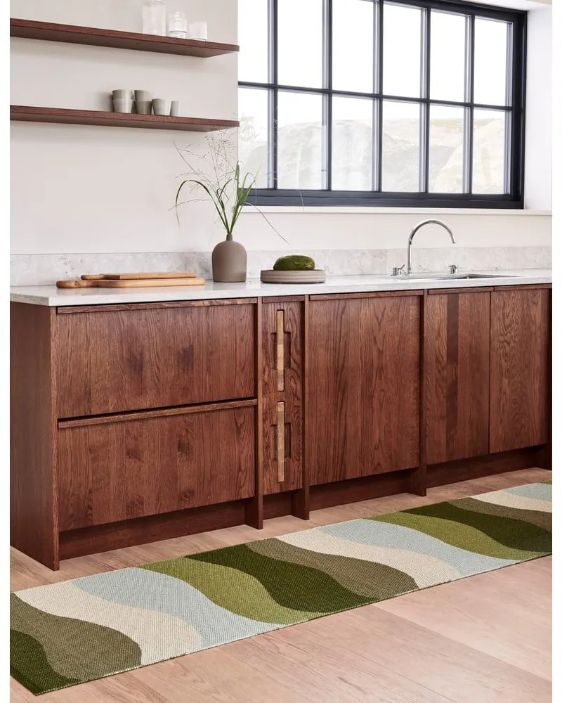 Passatoia da interno/esterno verde 70x300 cm Urvi Woods – Pappelina