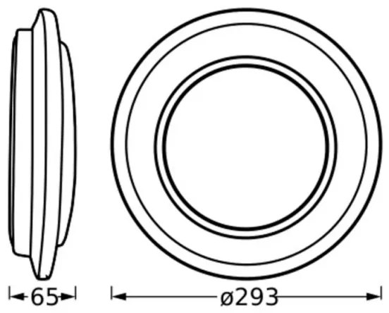 Osram - Plafoniera LED ORBIS BERLIN LED/16W/230V Ø 29,3 cm, argento