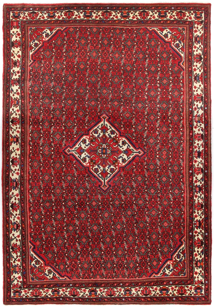 Hamedan Tappeto 220x300 (Iran) Annodato A Mano