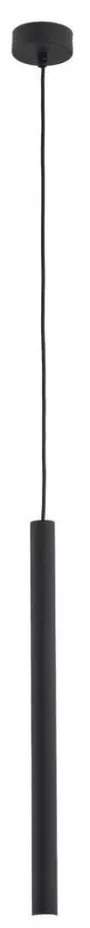 Argon 8067 - Lampadario a sospensione con filo ETNA 1xG9/6W/230V nero