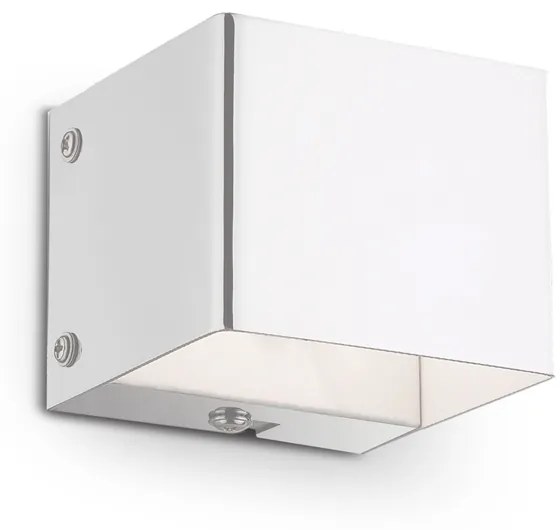 Applique Moderna Flash Metallo Bianco 1 Luce G9 3W 3000K Luce Calda