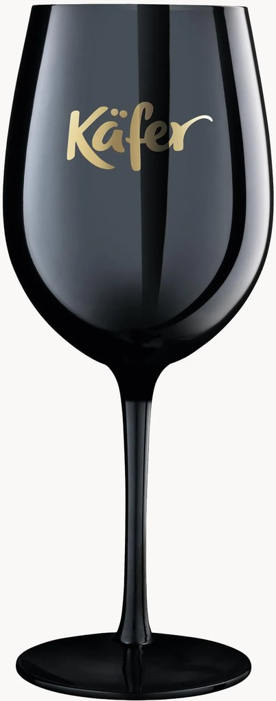 Set di 2 bicchieri da vino in vetro soffiato Käfer