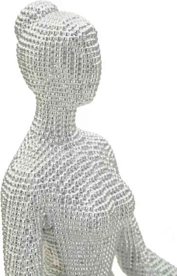 Donnina Yoga Silver Cm 20,5X15,5X23