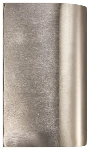 Nordlux - Applique da esterno CANTO 2xGU10/28W/230V IP44 acciaio inox