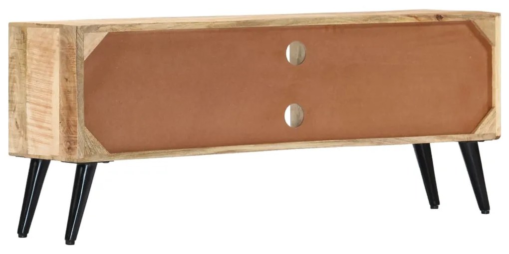 Mobile porta tv 115x30x47 cm in legno massello di mango
