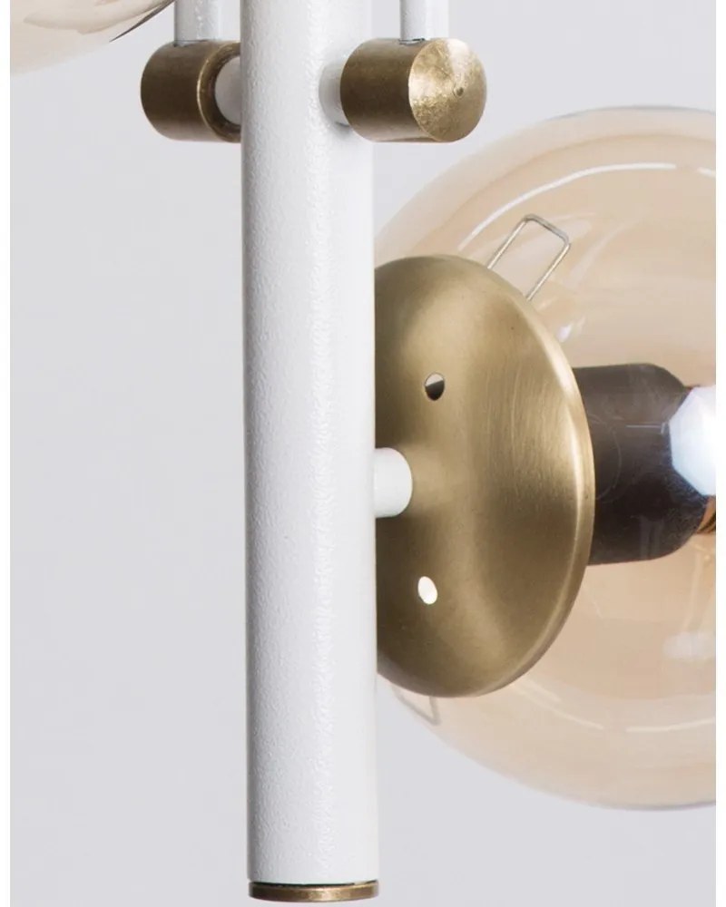 Lampada a sospensione con paralume in vetro ø 15 cm Libra - Squid Lighting