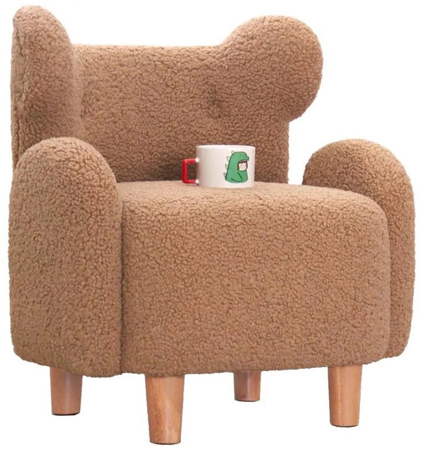 Poltroncina per bambini TOBI marrone