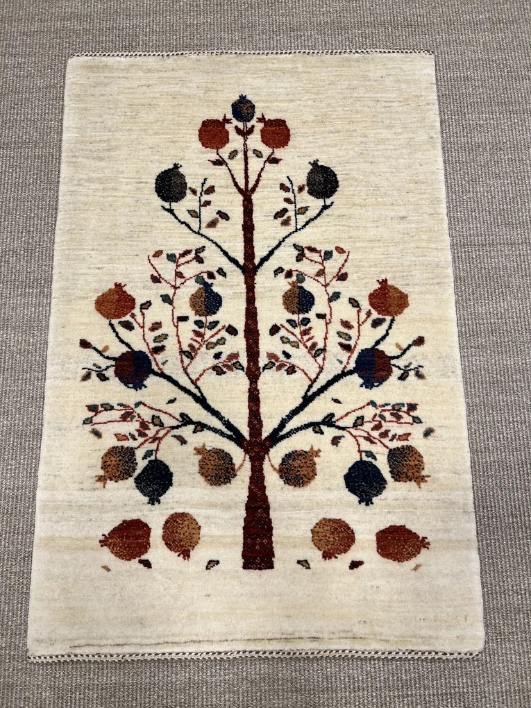 Loribaft Tappeto 80 x 120 Beige (Iran) Annodato A Mano