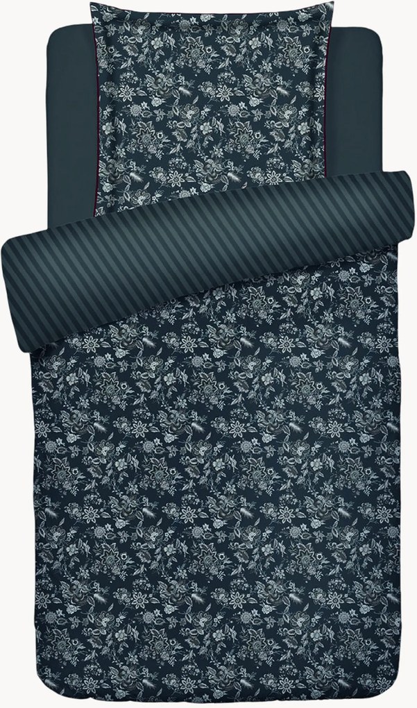 Set copripiumino in raso di cotone Toile Damassée, varie misure