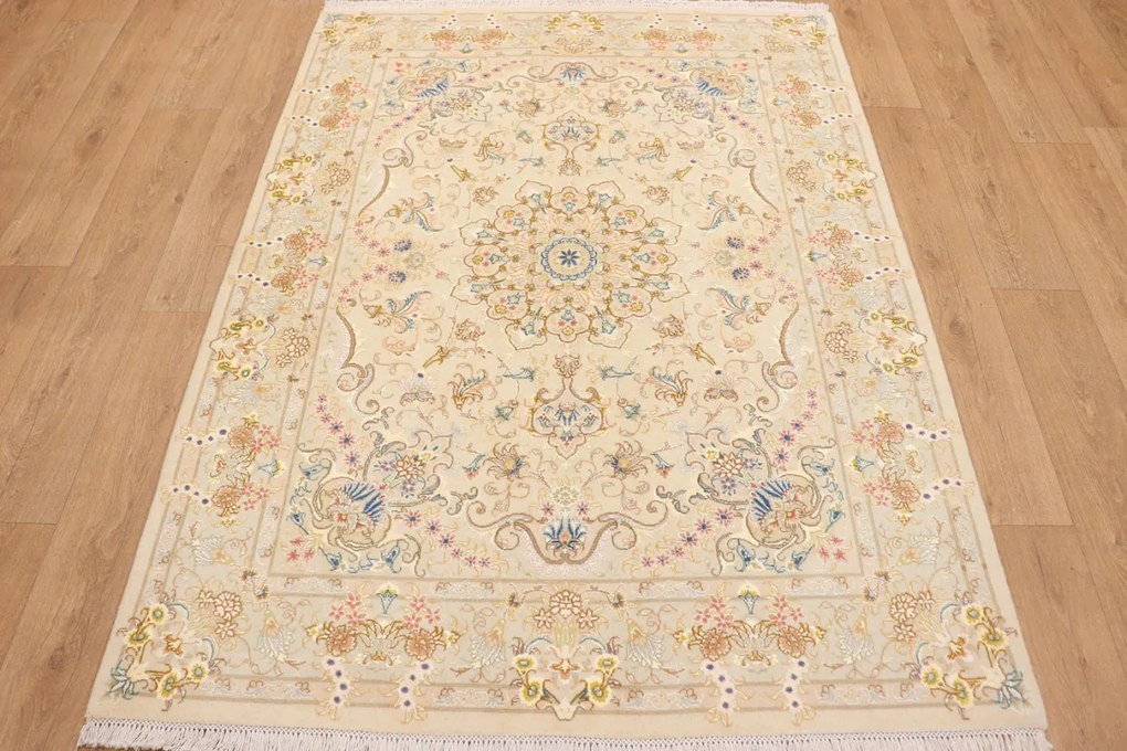 Tabriz Tappeto 200x150 (Iran) Annodato A Mano