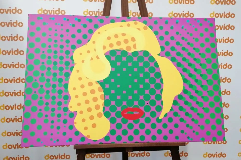 Stampa su tela – Marilyn Monroe in stile pop art