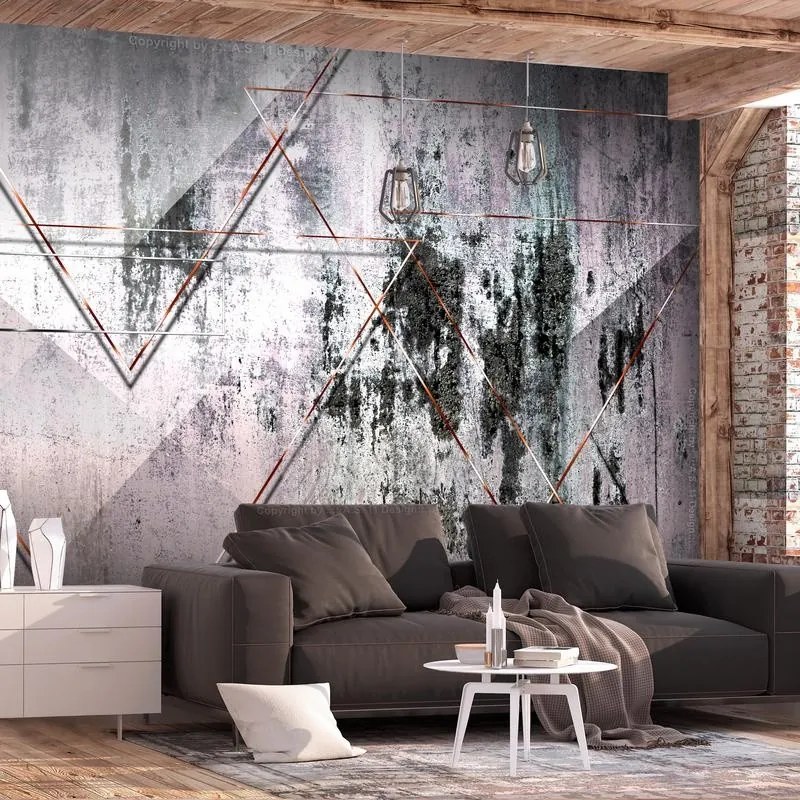 Fotomurale adesivo  Geometric Wall  Larghezza x Altezza Home decor 147x105