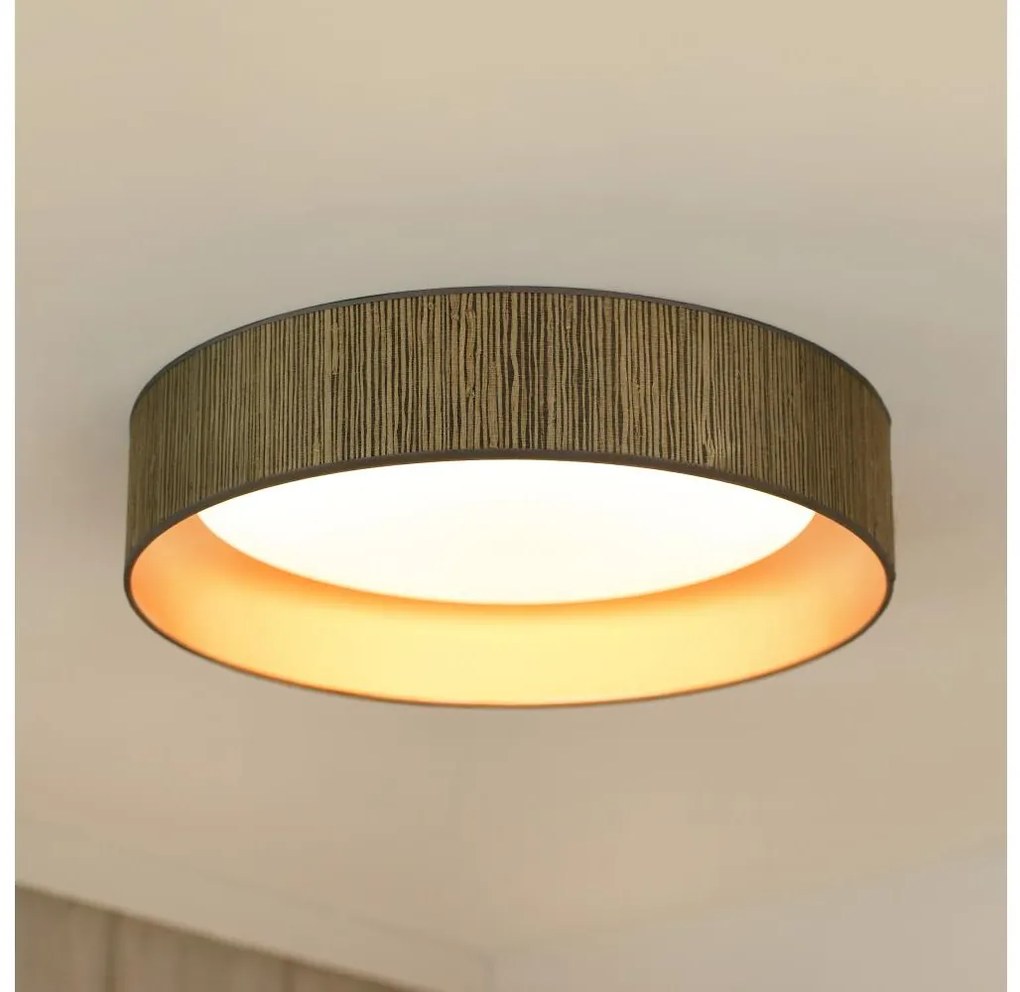 Brilagi - Lampada LED da soffitto BOSTON ROLLER LED/24W/230V Ø45 cm marrone/oro