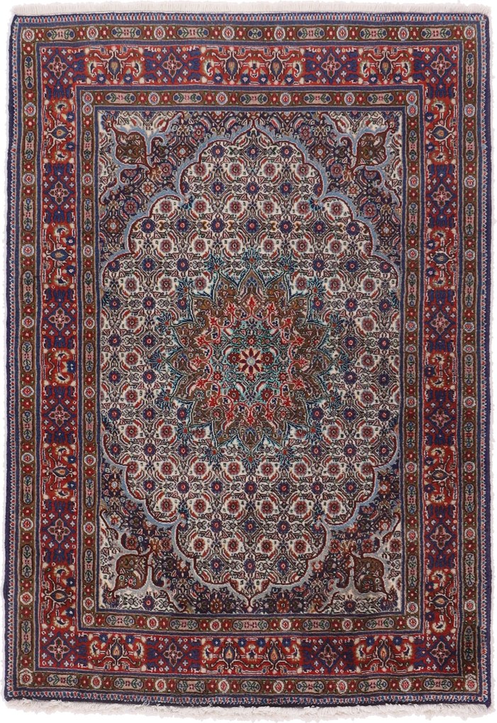 Moud Tappeto persiano 120 x 110 (Iran) Annodato A Mano