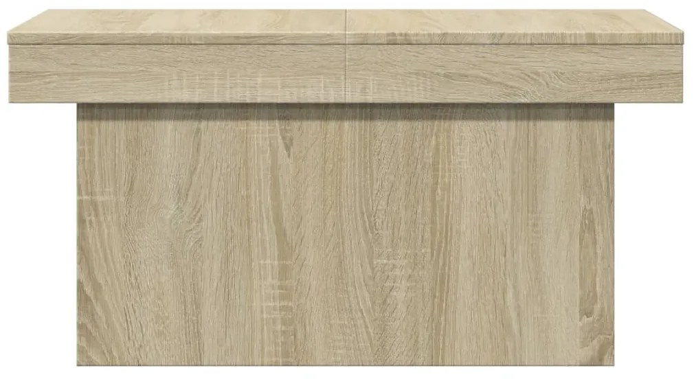 Tavolino da salotto rovere sonoma 100x55x40cm legno multistrato