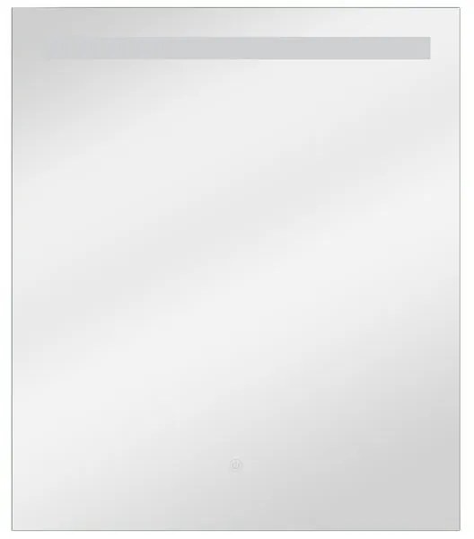 Specchio con illuminazione integrata bagno rettangolare SENSEA L 60 x H 70 x P 3 cm grigio / argento
