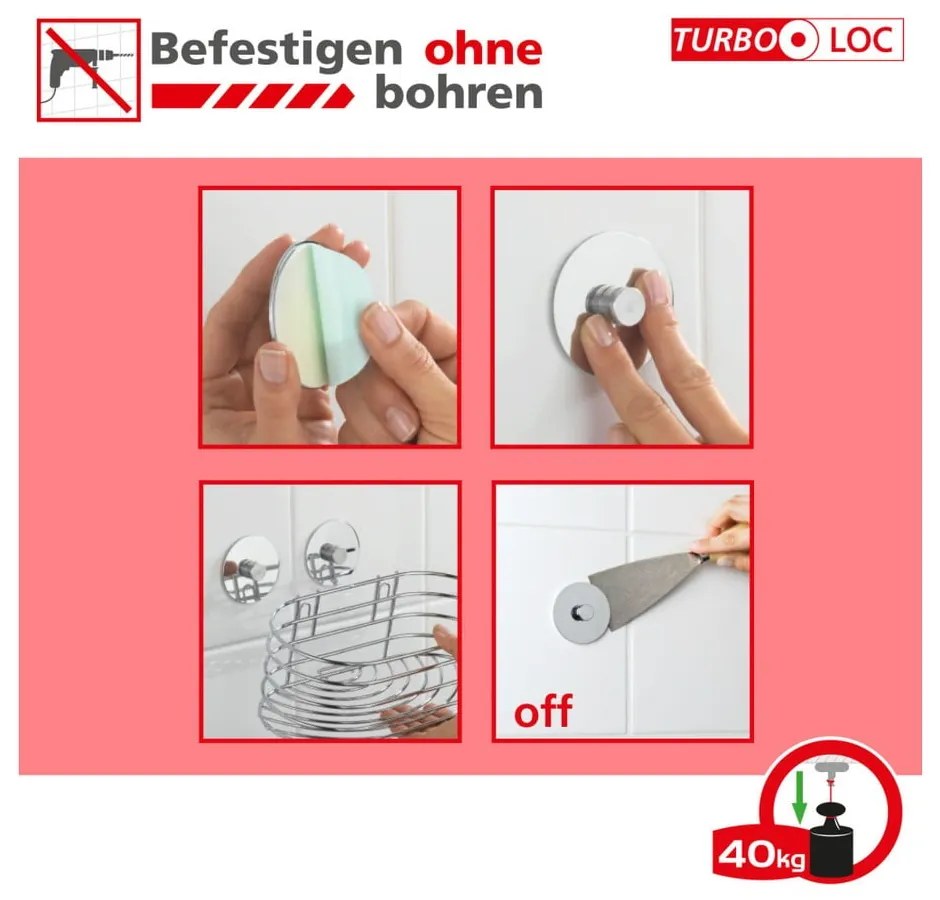 Supporto autoportante per sapone liquido Quadro - Wenko