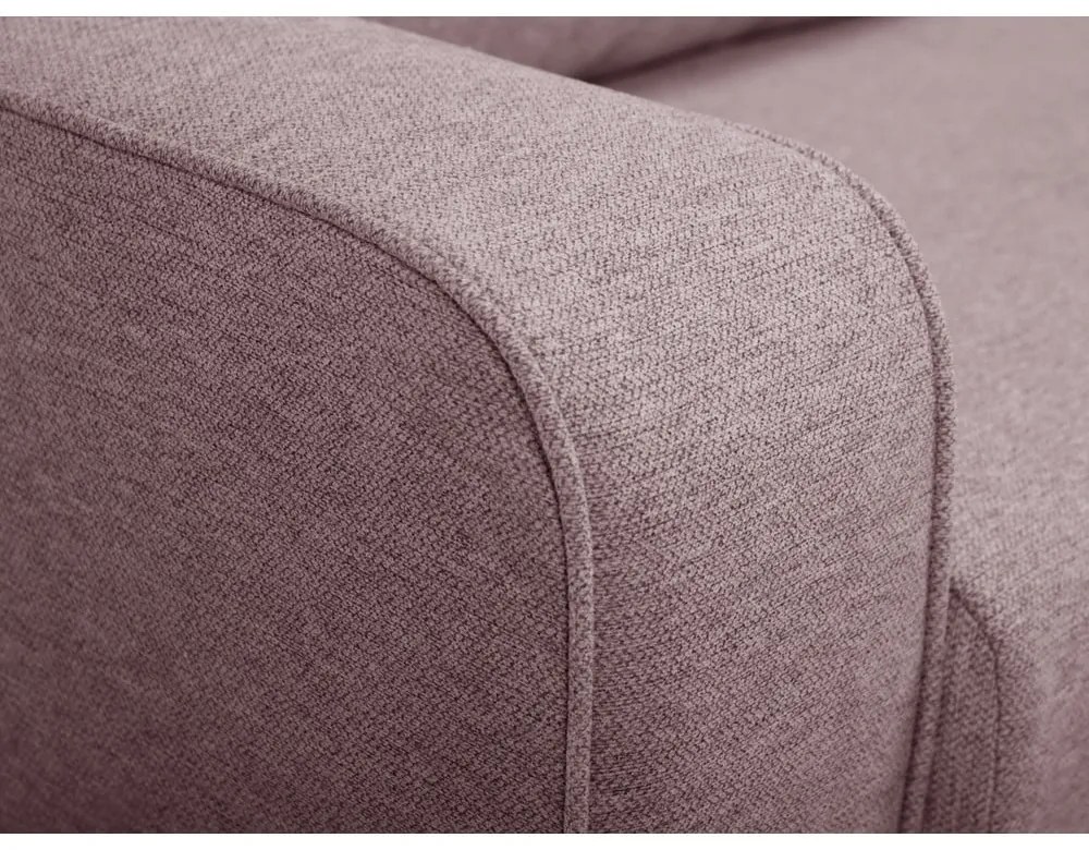 Divano in rosa chiaro allungabile 160 cm Come – Bobochic Paris