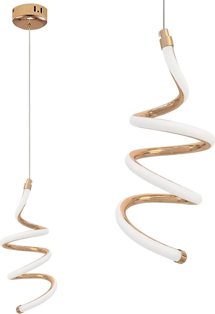 Lampada a sospensione da soffitto LED LHJ096-1CP light rose gold