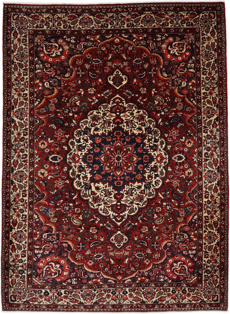 Bakhtiar Tappeto 220 x 300 (Iran) Annodato A Mano