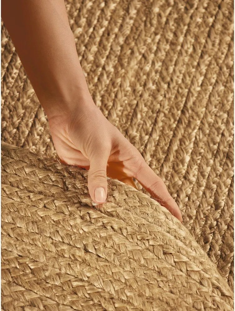 Tappeto di colore naturale in iuta reversibile/tessuto a mano 160x230 cm Braided – Hanse Home