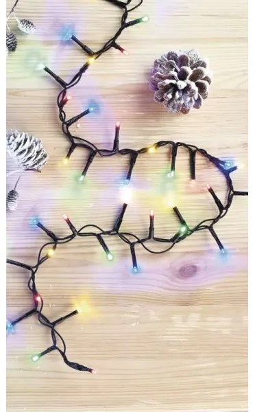 Catena LED natalizia da esterno 600xLED/17m IP44 multicolore