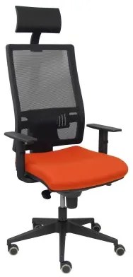 Sedia Ufficio con Poggiatesta Horna PC BALI305 Arancione scuro