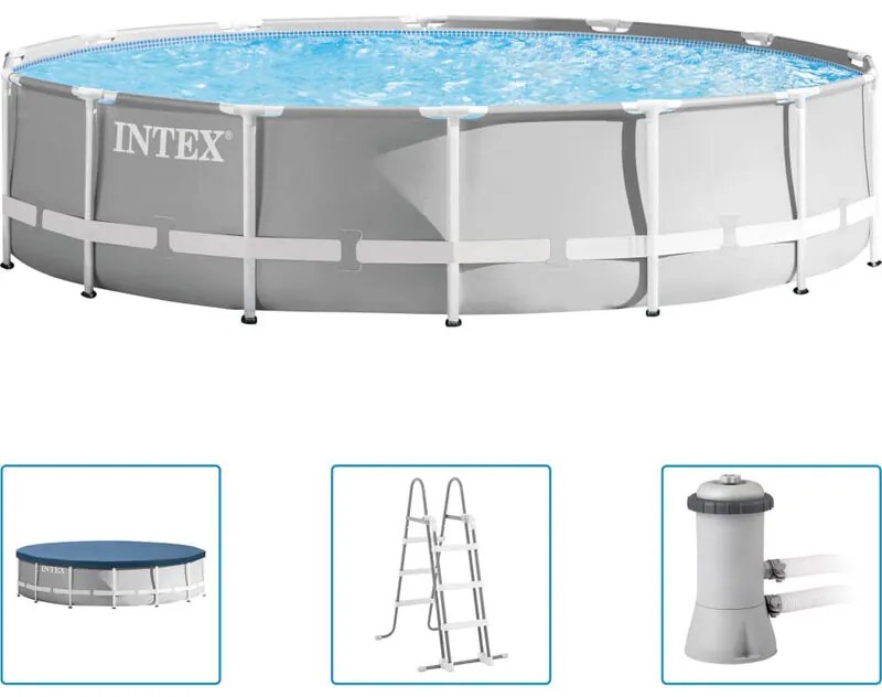 Intex - Set Piscina Prism Frame Premium 427x107 cm
