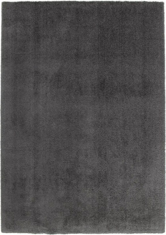 Tappeto Enzol INSPIRE in poliestere grigio antracite L 230 x L 160 cm