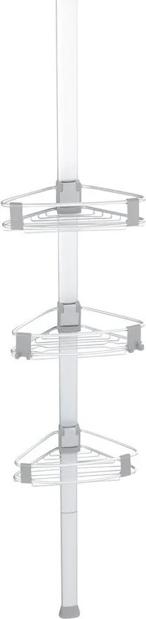 Mensola da bagno telescopica color argento opaco in alluminio Purio – Wenko