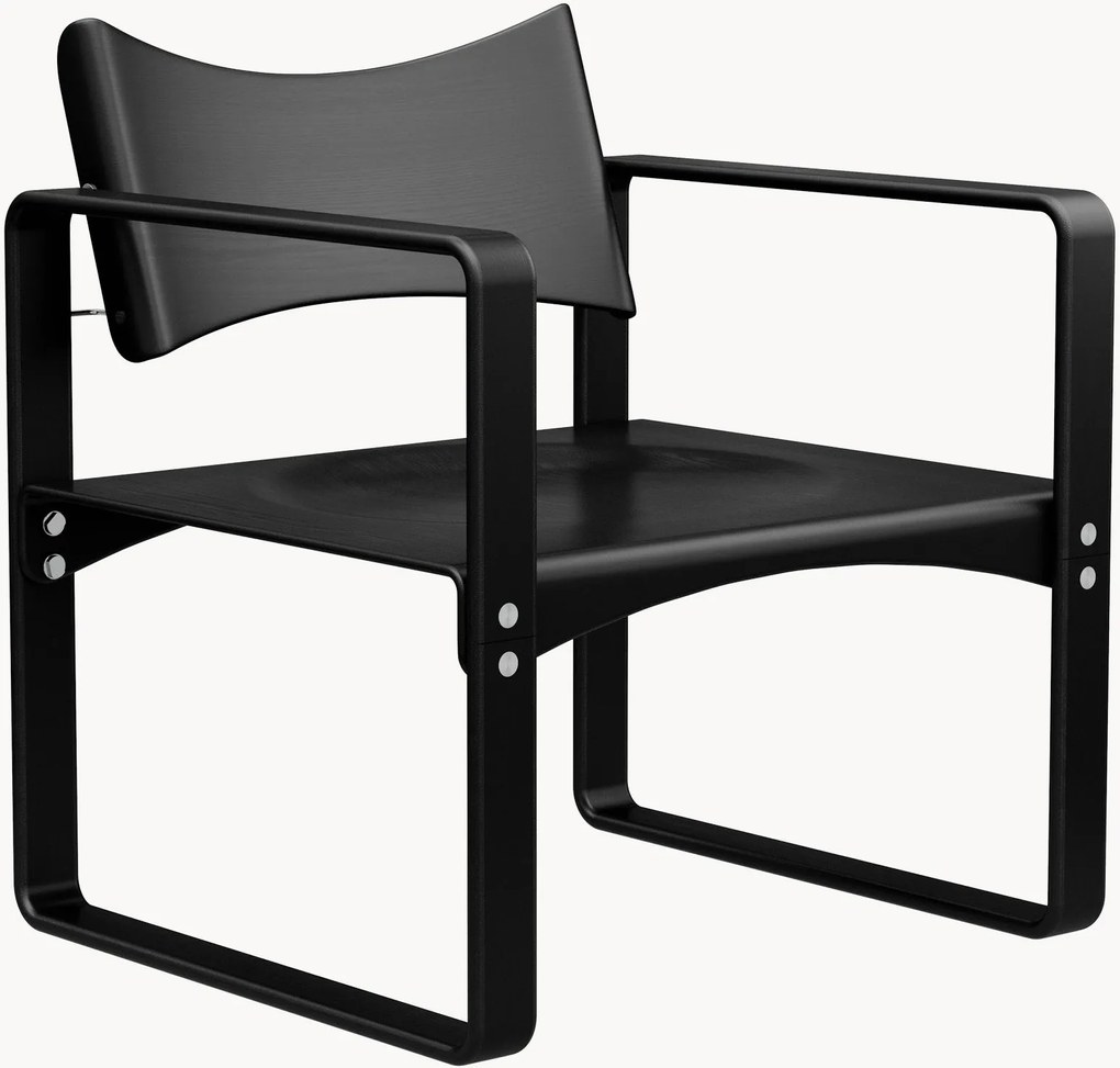 Sedia con braccioli da pranzo Series 270 F, Design Verner Panton