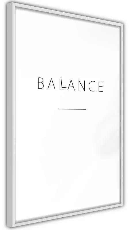 Poster Seek a Balance