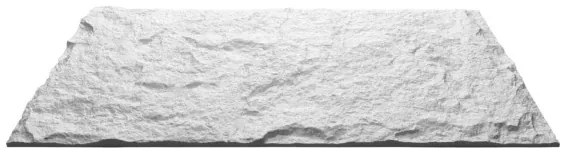 Pannello decorativo effetto roccia pietra 3D set 10 pz 7,2 mt2 rivestimento murale in PU 120 x 60 x 3 Bianco Leccese