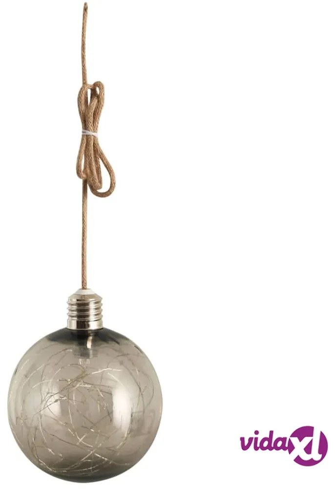 Luxform Lighting Luce LED Sfera Fumé Batteria Stringa G170 Trasparente