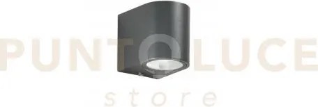 Applique one antracite 1 luce attacco gu10 ip54 6,7x9,3x8cm