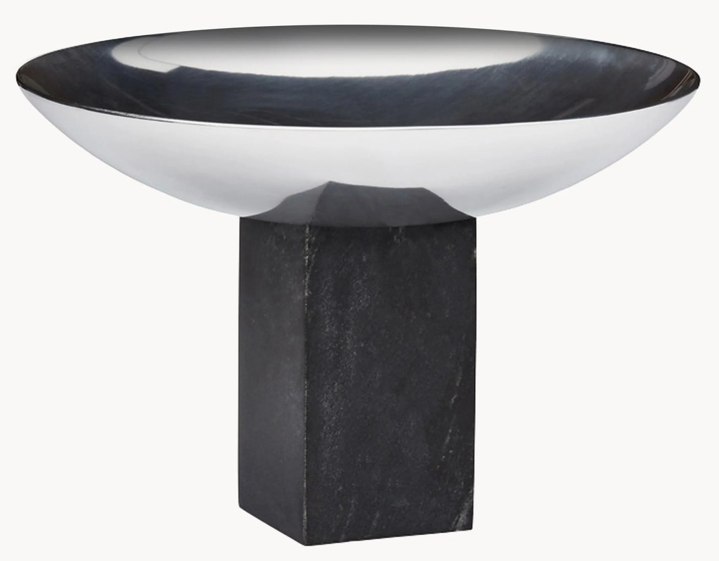 Ciotola decorativa con base in marmo Sapoto