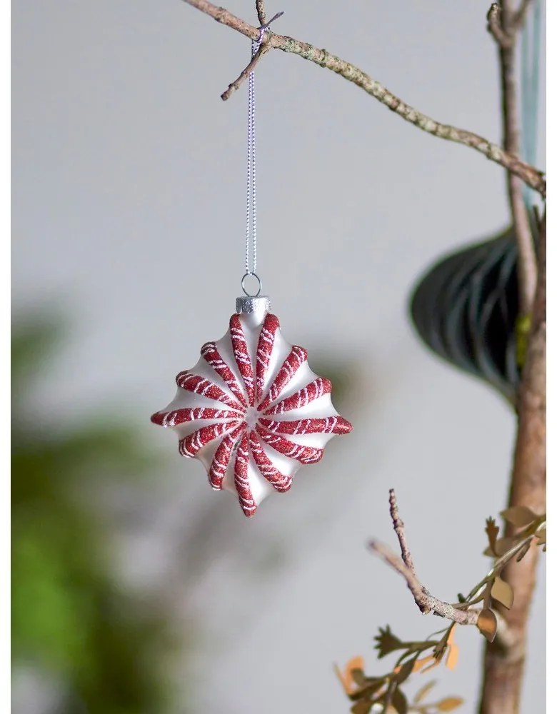 Decorazione per albero di natale in vetro 9 cm Candy – Bloomingville