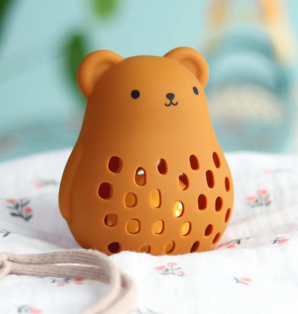 A Little Lovely Company - sonaglio in silicone - orso