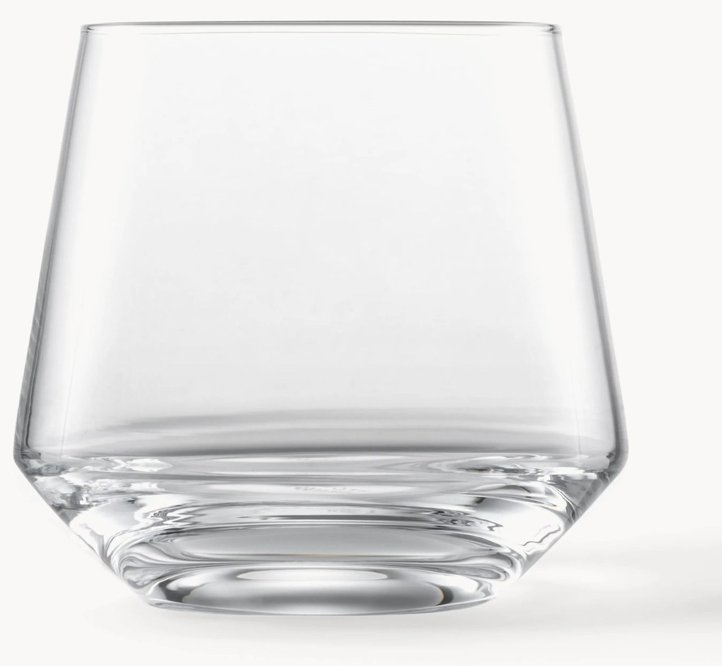 Set di 4 bicchieri da whisky in cristallo Pure