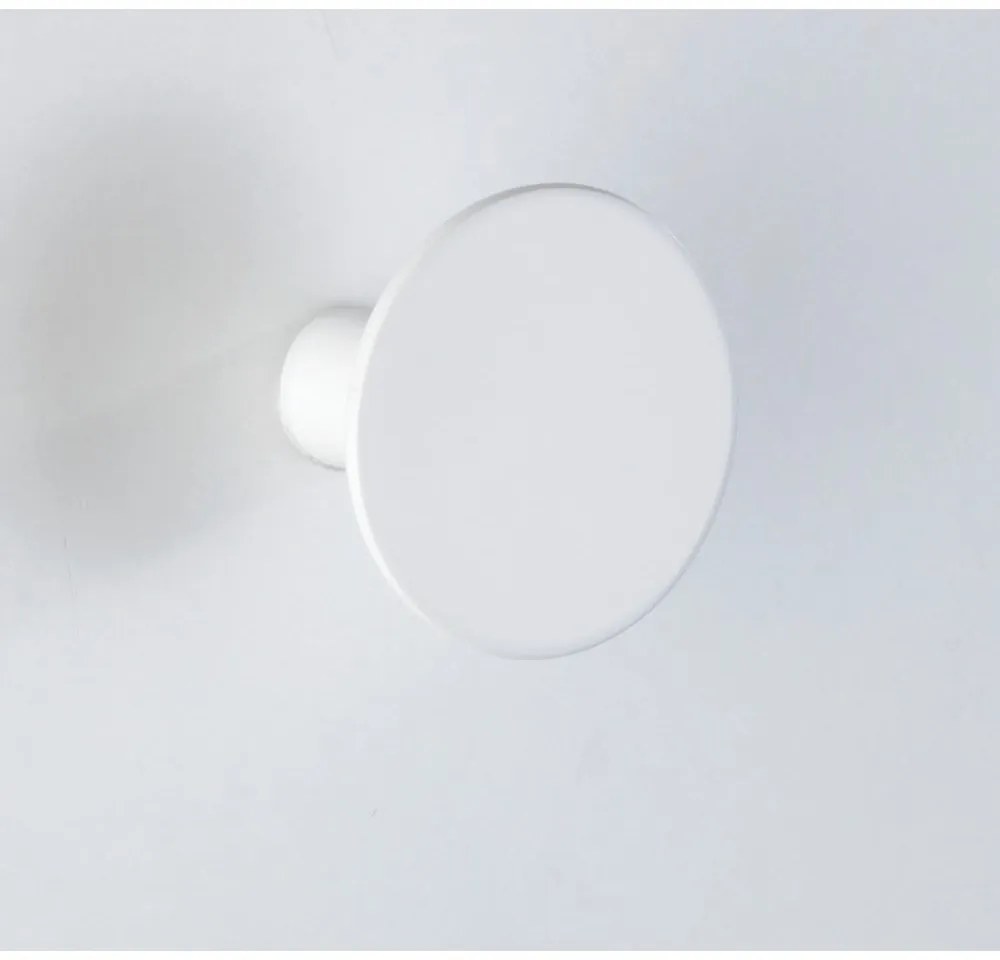 Gancio da parete bianco , ⌀ 5 cm Melle - Wenko