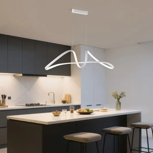 Brilagi-LED Lampadario dimmerabile a sospensione con cavo TWISTER LED/60W/230V 3000-6000K bianco + telecomando