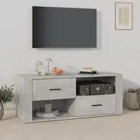 Mobile per TV Grigio Cemento 100x35x40 cm Legno Multistrato cod mxl 23495