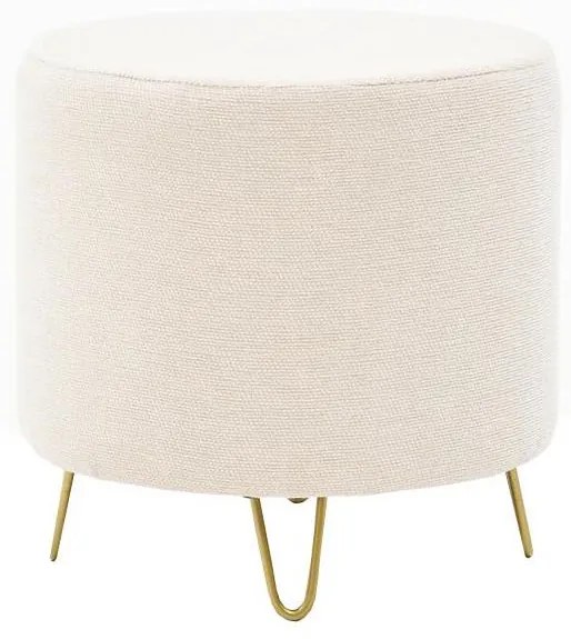 Pouf NANI Ø 40 cm crema