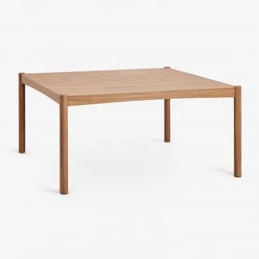 Tavolo Da Pranzo Quadrato 150x150 Cm In Legno Di Acacia Aderyn Acacia Marrone - Sklum