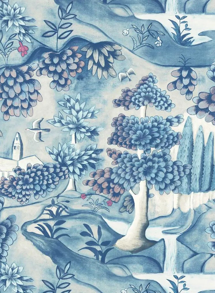 Zoffany Tapete Verdure - Indigo