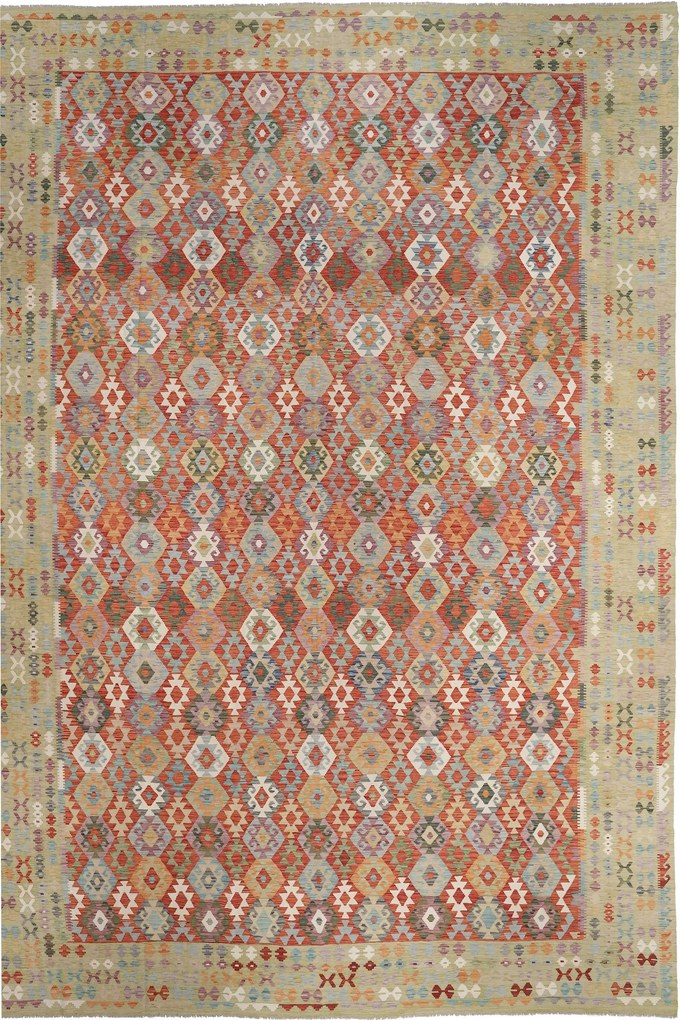 Kilim Tappeto 590x430 (Pakistan) Tessuto A Mano
