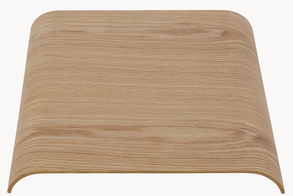 Pannello in legno di quercia per sgabello Curva