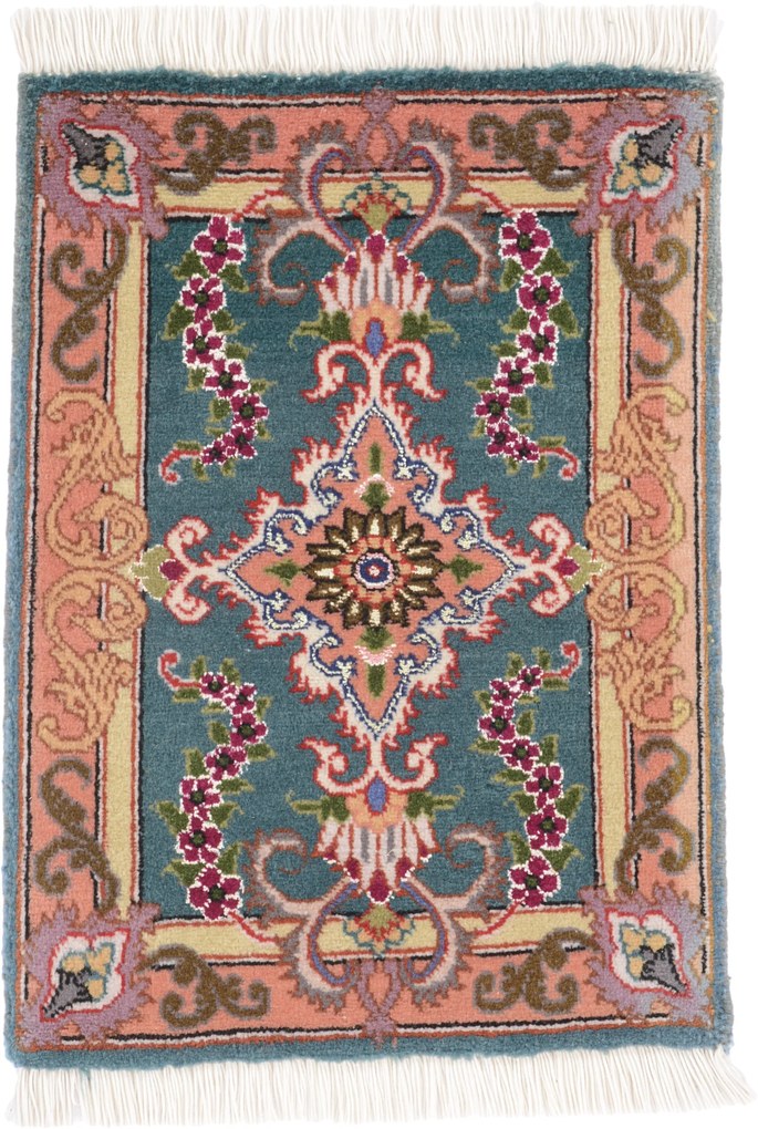 Tabriz Tappeto 30 x 40 (Iran) Annodato A Mano